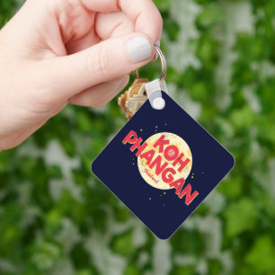 Chaveiro Koh Phangan com a ilha de colheita de lua Tailândi