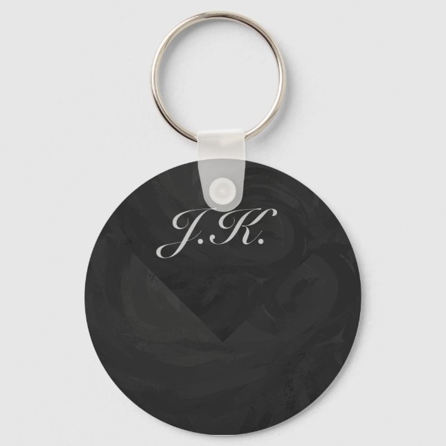 Chaveiro Kohl Black Monogram Personalized (Frente)