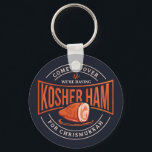 Chaveiro Kosher Ham para Chrismukkah Hanukkah<br><div class="desc">Celebre Chanucá com orgulho e humor enquanto se reúne com toda a família. Este design gráfico do festival faz um presente perfeito para os feriados.</div>