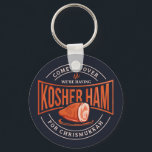 Chaveiro Kosher Ham para Chrismukkah Hanukkah<br><div class="desc">Celebre Chanucá com orgulho e humor enquanto se reúne com toda a família. Este design gráfico do festival faz um presente perfeito para os feriados.</div>