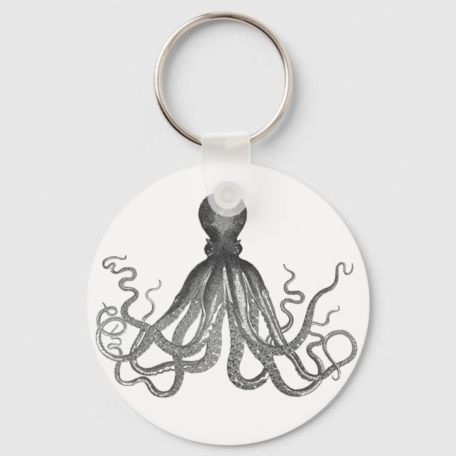 Chaveiro Kraken - Black Giant Octopus / Cthulu (Frente)