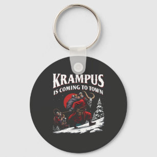Chaveiro Krampus está vindo para a cidade de Krampus Natal