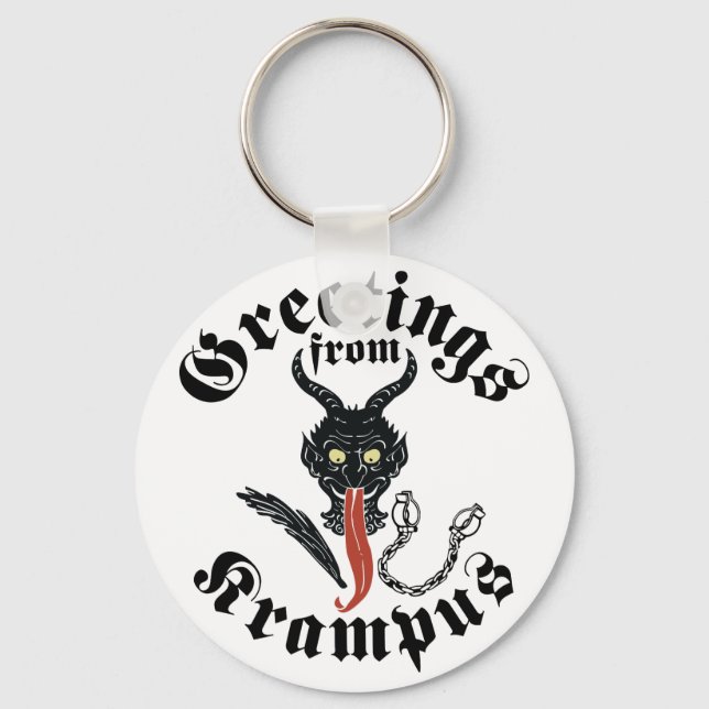 Chaveiro Krampus Saudações (Frente)