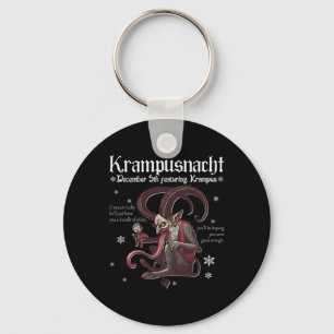 Chaveiro Krampusnacht Monstro de Natal Krampus Amante Festa
