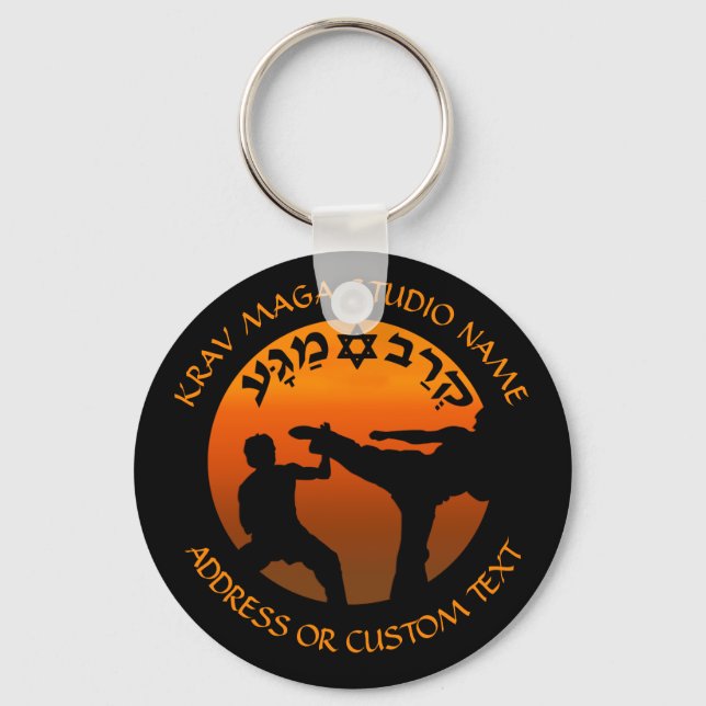 Chaveiro Krav Maga Israelense Combat System Studio Propriet (Frente)