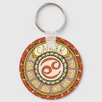 Chaveiro Krebs Cancer Sternzeichen farbenfrofrods Mandala