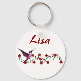 Chaveiro KRW Custom Name Hummingbird Keychain