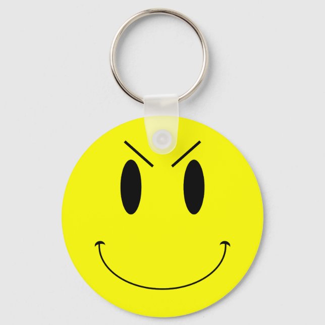 Chaveiro KRW Yellow Evil Face (Frente)