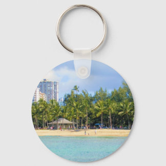 Chaveiro Kuhio Beach em Waikiki, Oahu, Havaí