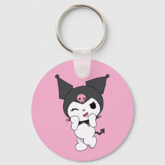 Chaveiro Kuromi Double-Sided Aluminium Keychain 