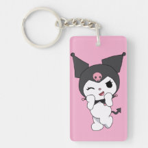 Kuromi Porta-Chaves Acrílico Dupla Face | Sanrio F
