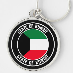 Chaveiro Kuwait Round Emblem