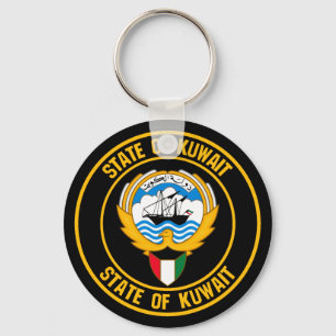 Chaveiro Kuwait Round Emblem