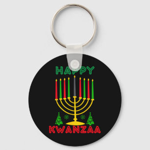 Chaveiro Kwanza 2024 Natal Crianças Afro-Americanas Happ