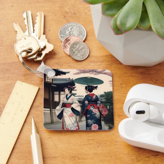 Chaveiro Kyoto Kimono Spring Walk Keychain (Mesa)