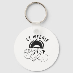 Chaveiro L7 Weenie Jovens Engraçadas Meninos Baseball _1