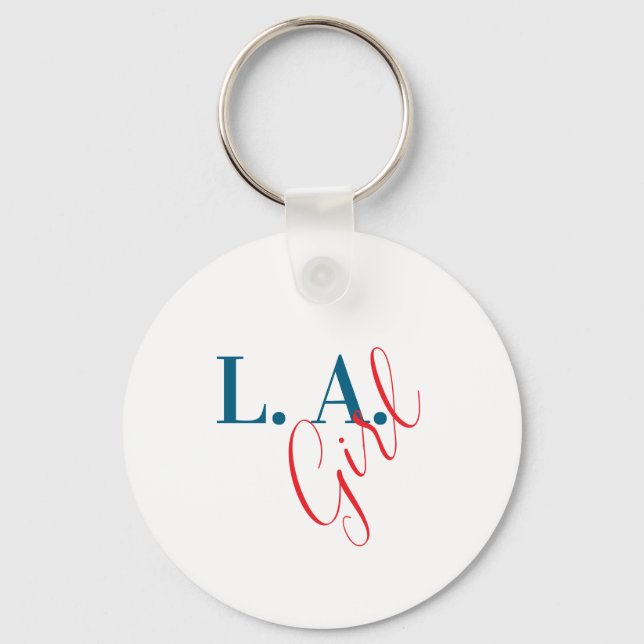 Chaveiro L. A. Girl Los Angeles Modern Minimalist Plain (Frente)