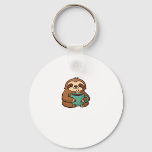 Chaveiro Lã-branca com Mug de Café � Cozy Animal A Relaxado
