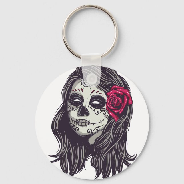 Chaveiro La Catrina - Dia De Los Muertos (Frente)
