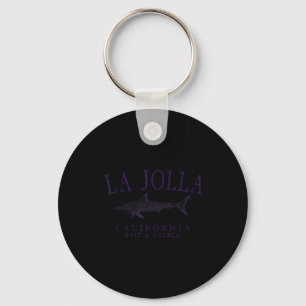 Chaveiro La jolla califórnia ameixa vintage arte pesca