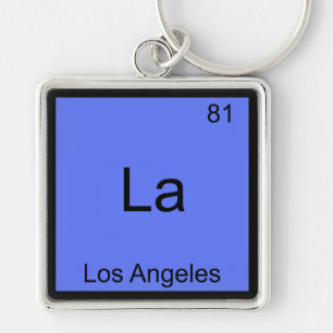 Chaveiro La - Los Angeles City Chemistry Element Symbol Tee