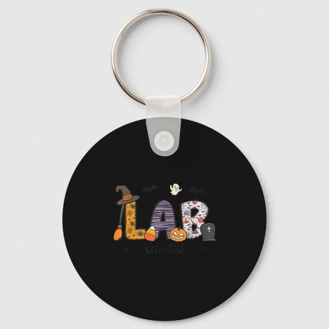 Chaveiro Lab Scientist Medical Lab Science Halloween Labora (Frente)