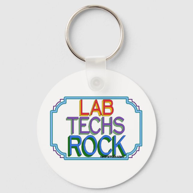 Chaveiro Lab Techs Rock (Frente)
