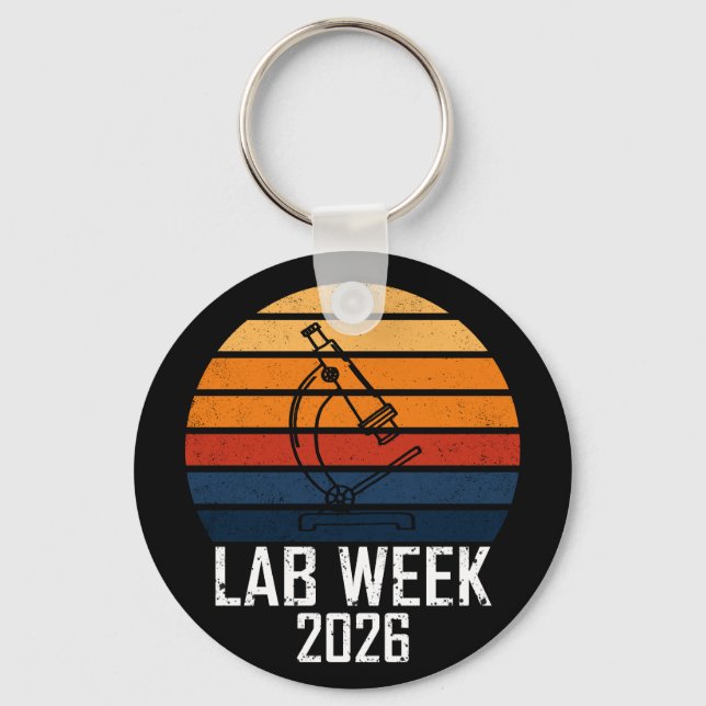 Chaveiro Lab Week 2026 Medical Laboratory Professionals (Frente)