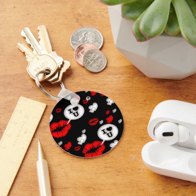 Chaveiro Lábios e conversa de amor (Mesa)