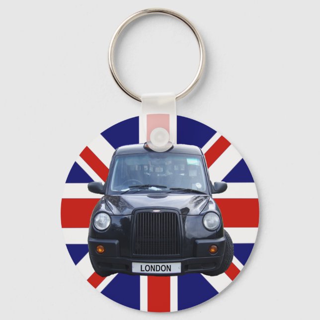 Chaveiro Laboratório de Táxi Negro de Londres (Frente)