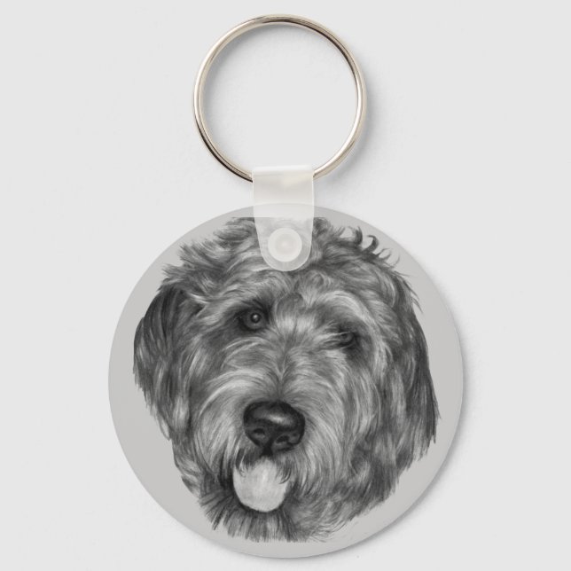 Chaveiro Labradoodle (Frente)