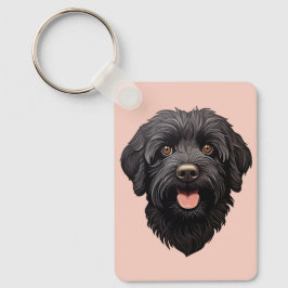 Chaveiro Labradoodle Black Dog