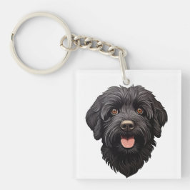 Chaveiro Labradoodle Black Dog