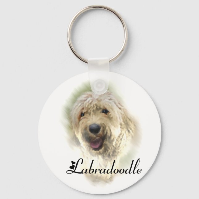Chaveiro Labradoodle Lovers Gifts (Frente)