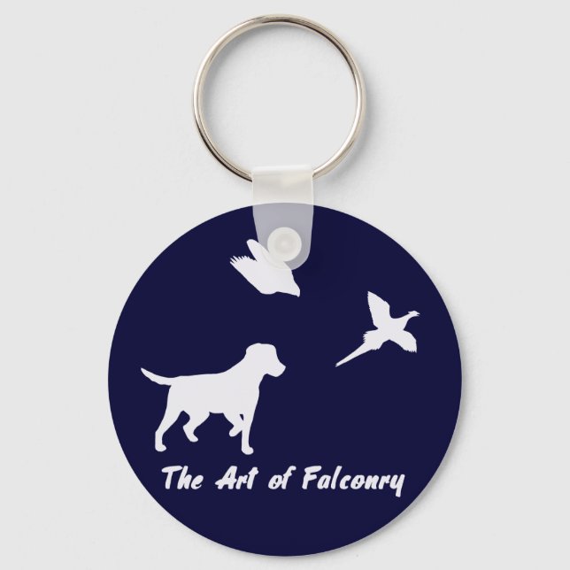 Chaveiro Labrador e Falconry (Frente)