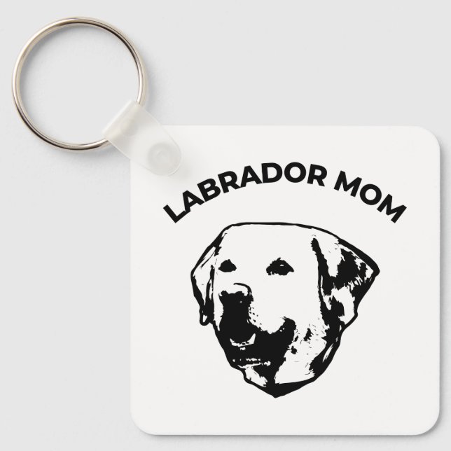 Chaveiro Labrador Mãe (Frente)