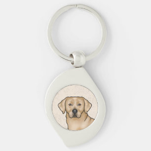 Chaveiro Labrador Retriever Amarelo Arte Cachorro Lab Cabeç