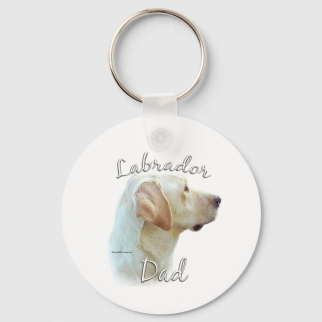 Chaveiro Labrador Retriever (amarelo) Pai 2 (Frente)