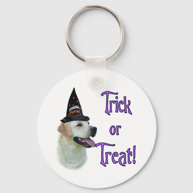 Chaveiro Labrador Retriever (amarelo)Trick (Frente)