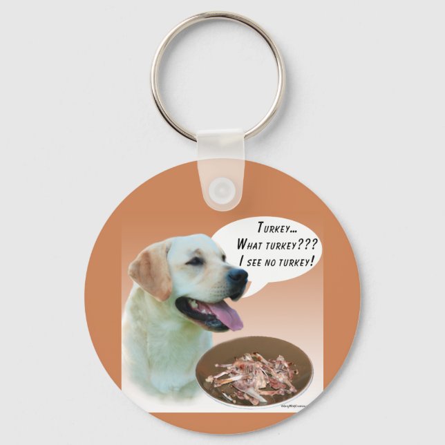 Chaveiro Labrador Retriever (amarelo) Turquia (Frente)
