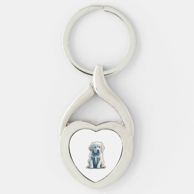 Chaveiro Labrador Retriever Calm Puppy (Frente)
