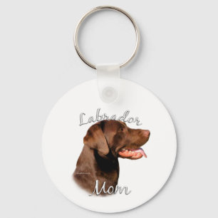 Chaveiro Labrador Retriever (chocolate) Mãe 2