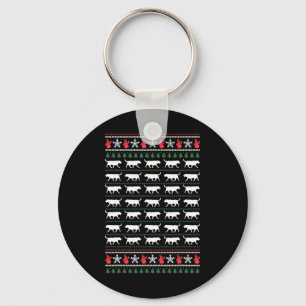 Chaveiro Labrador Retriever Feliz Natal Doador Feio