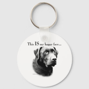 Chaveiro Labrador Retriever Happy Face