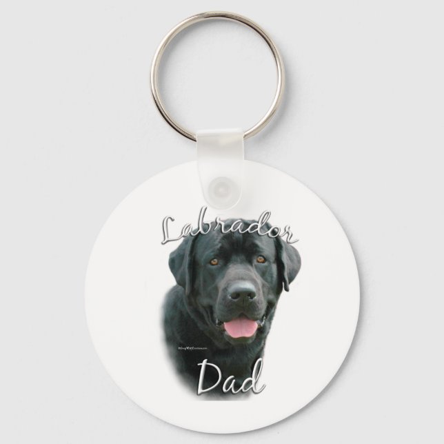 Chaveiro Labrador Retriever (preto) Pai 2 (Frente)