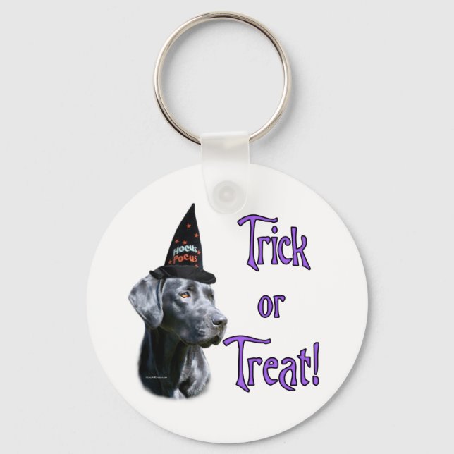 Chaveiro Labrador Retriever (preto) Trick (Frente)