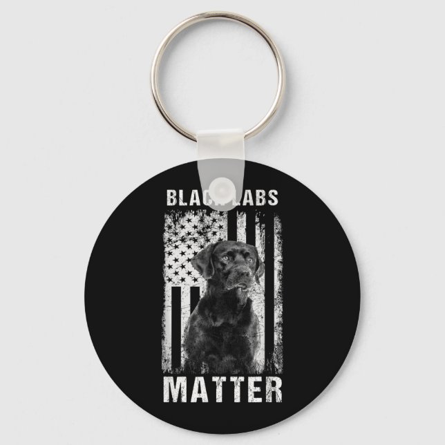 Chaveiro Labsrador Retriever Labs Preto (Frente)