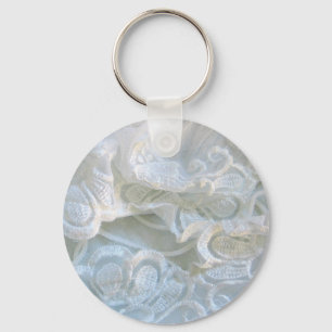Chaveiro Lace branco esfregado