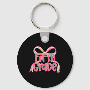 Chaveiro Laço Pink Coquette Préppy de Volta às Aulas 5ª Sér