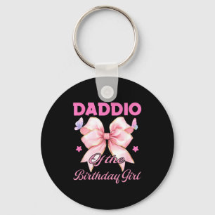 Chaveiro Laço rosa coquete de aniversário Daddio combinando